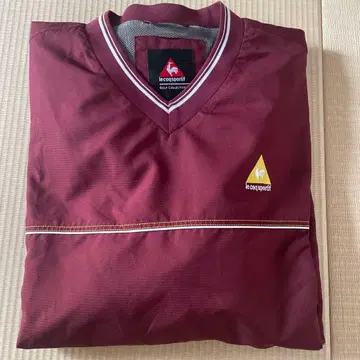 르꼬끄 스포르티브 버건디 V넥 자켓