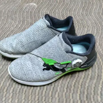 PUMA 골프화 그레이/그린