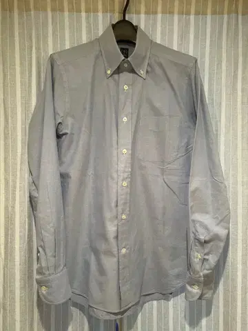 BEAMS F 블루 버튼다운 셔츠 38/15