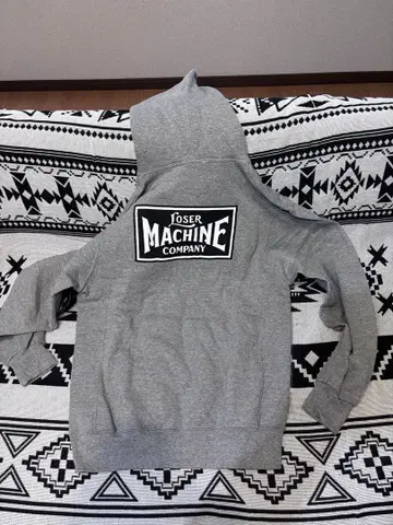 Loser Machine Company 그레이 후드티 M