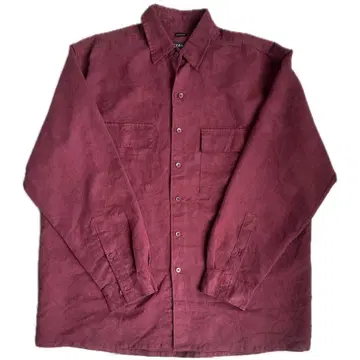 남성용 코튼 긴팔 플란넬 셔츠