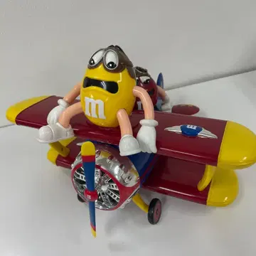[레어] M&M's 비행기 모델 파이롯트 캐릭터 빈티지