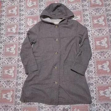 airpapel 에어파펠 후드 부착 코트 베이지 L