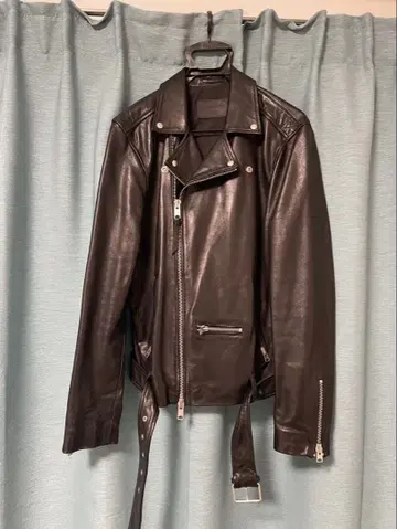 Allsaints 가죽 라이더 자켓 L