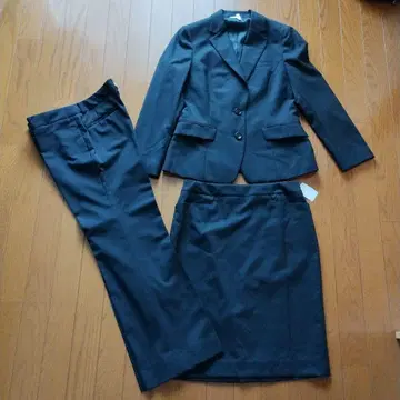 13호 블랙 정장 세트 3점 자켓 스커트 팬츠 덤 있음