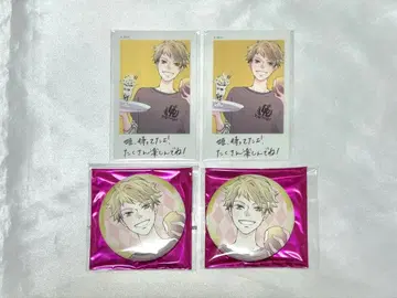 오란고교 호스트부 히타치인 히카루 콜라보 카페 캔뱃지 폴라로이드