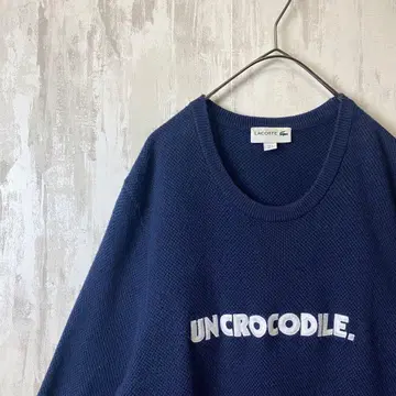 라코스테 uncrocodile 니트 스웨터 빅 로고 썸머 니트
