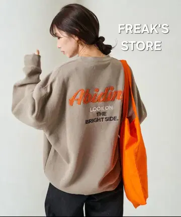FREAK'S STORE 사가 자수 속기모 맨투맨