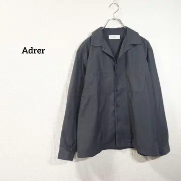 아들러 셔츠 긴팔 셔츠 상의 겉옷 다크 그레이 남성용