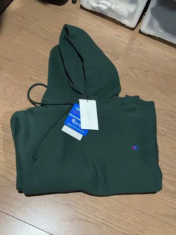 챔피온 엔할리우드 후드티 그린