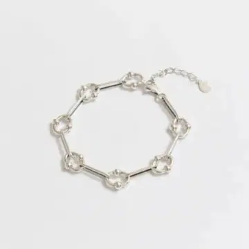 [ HANNA543 / 한나543 ] 실버 팔찌