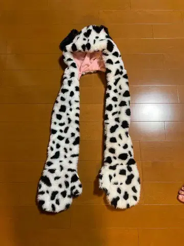 도쿄 디즈니 리조트 101마리 강아지 머플러형 모자