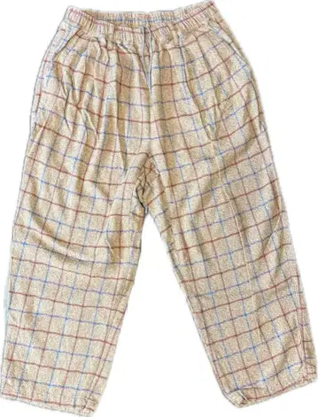 Keboz 와이드 팬츠 체크 무늬