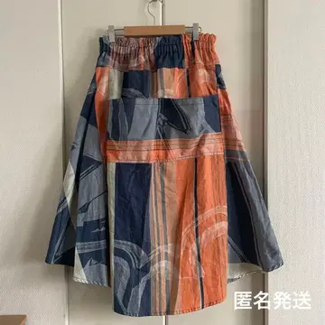 미사용 타마키니이메 [ tamaki niime ] chotan skirt