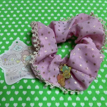 리틀트윈스타 별 패턴 스크런치 핑크 2010년제 키키라라 참 포함