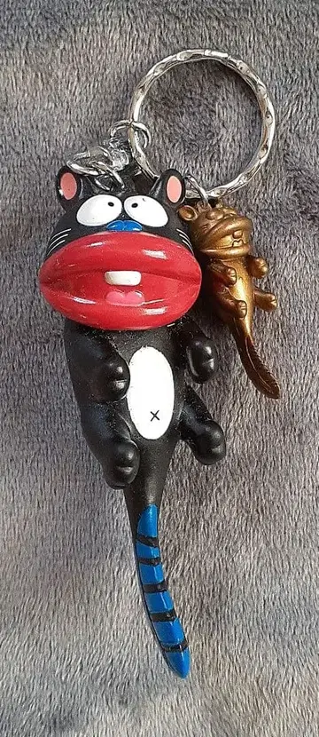 미사용품 천재 바카본 우나기이누 키링