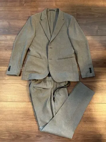 그레이 캐주얼 수트 2버튼