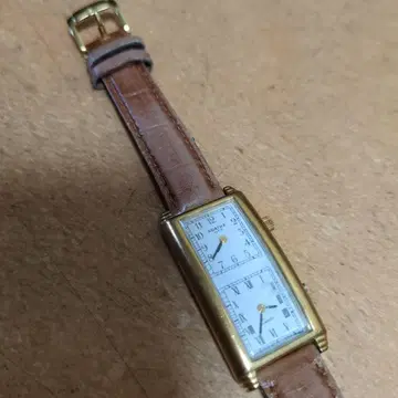 앤티크 AGATHA 레트로 직사각형 시계 골드