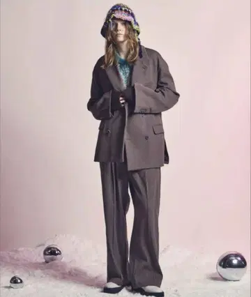 MAISON SPECIAL 남성용 셋업 사이즈01 브라운