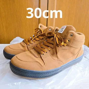 VISION street wear 하이컷 스니커즈 카멜