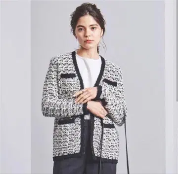 UNITED ARROWS UBCB 팬시 니트 가디건