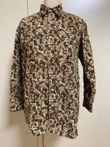 올드 유니클로 꽃무늬 긴팔 셔츠 1989~1991년 (추정)