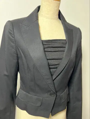 쿠 드 샹스 자켓 36사이즈 짧은 기장