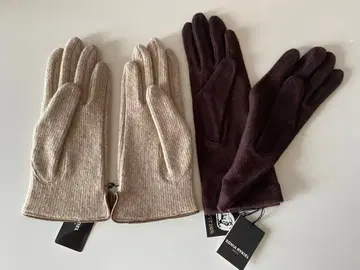 택 포함 새상품 여성 장갑 2켤레 캐시미어 100% 소니아 리키엘 니트