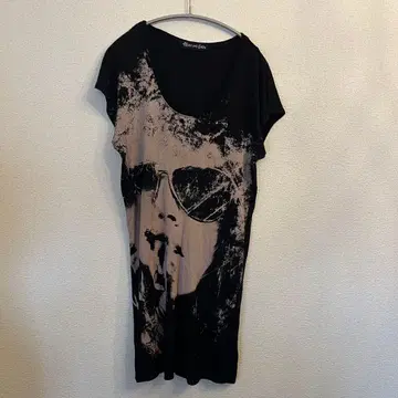 heaven and earth layered tee punk mode