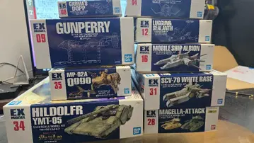 BANDAI 건담 프라모델 EX 모델 9종 묶음 판매