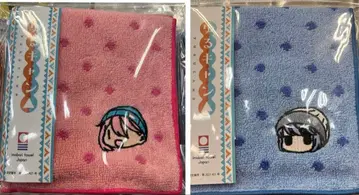 유루캠 [ 시마 린 카카미가하라 나데시코 ] 핸드 타월 2장 세트