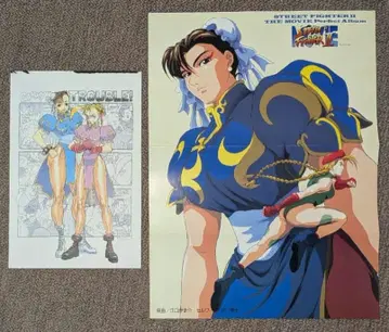 스트리트 파이터 2 춘리 & 캐미 접이식 포스터 2장 세트