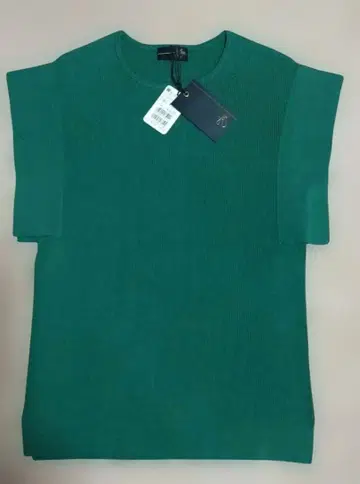 스콧 클럽 아가 그린 반팔 니트 38 사이즈