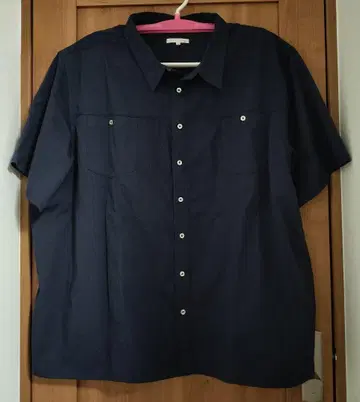 [ 빅 사이즈 10L ] 네이비 반팔 셔츠 블루종