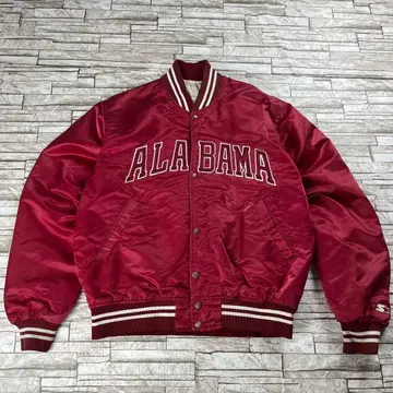 80s STARTER 바시티 자켓 알라바마 대학 나일론 빈티지
