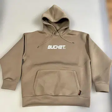 BUCKET 베이지 후드티 L 사이즈