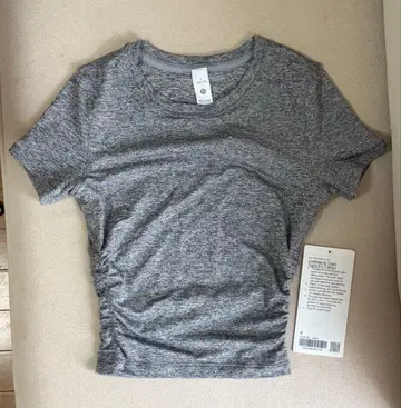 Lululemon 타이트핏T셔츠 그레이