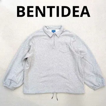 BENTIDEA 벤티디아 하프 지퍼 벌룬 슬리브 맨투맨