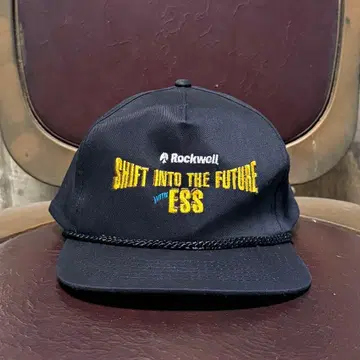 데드스탁 코튼 캡 블랙 자수 로고 기업계 트래커 블랙