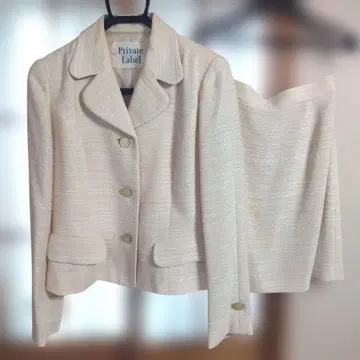 Private Label 크림색 자켓 스커트 M 사이즈