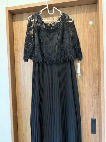 블랙 롱 드레스