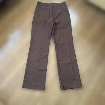 브라운 슬랙스 지퍼 NUANCE