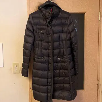 Moncler 블랙 롱 다운 자켓