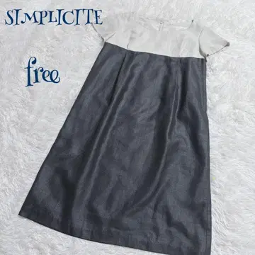 시리시티 ] 일본제 백지퍼 바이컬러 미니 원피스 free