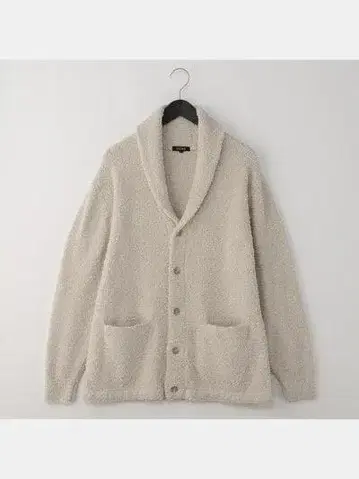 PLST/몰얀 숄카라 가디건/베이지 L