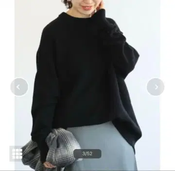 IENA 울 캐시미어 와이드 크루넥 풀오버