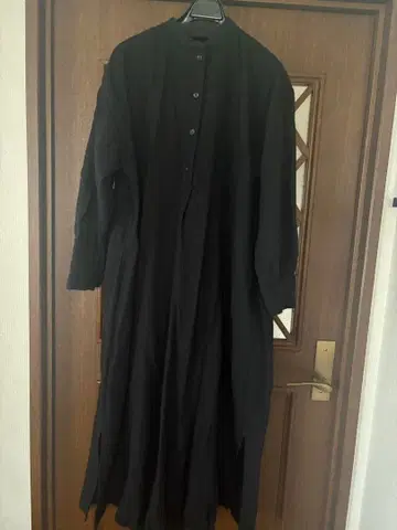 WIRROW 블랙 롱 원피스