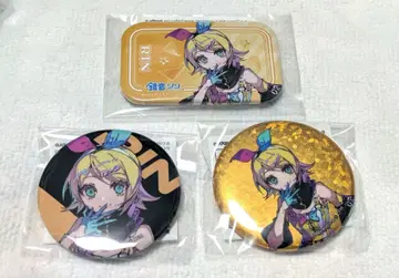 카가미네 린 가부키 타워 캔뱃지