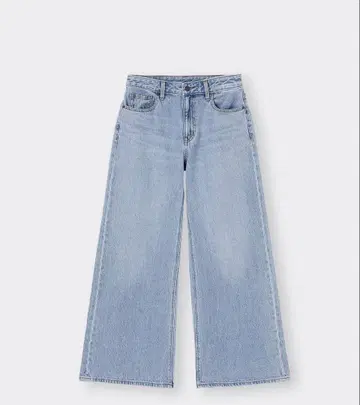 미들 라이즈 와이드 청바지 2세트 M 사이즈