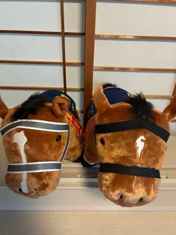 2체 리버티 아일랜드 솔 오리엔스 경마 봉제 인형